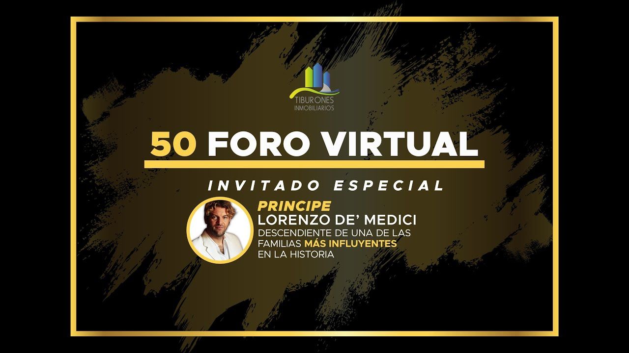 FORO 50 CON EL PRINCIPE LORENZO DE’ MEDICI