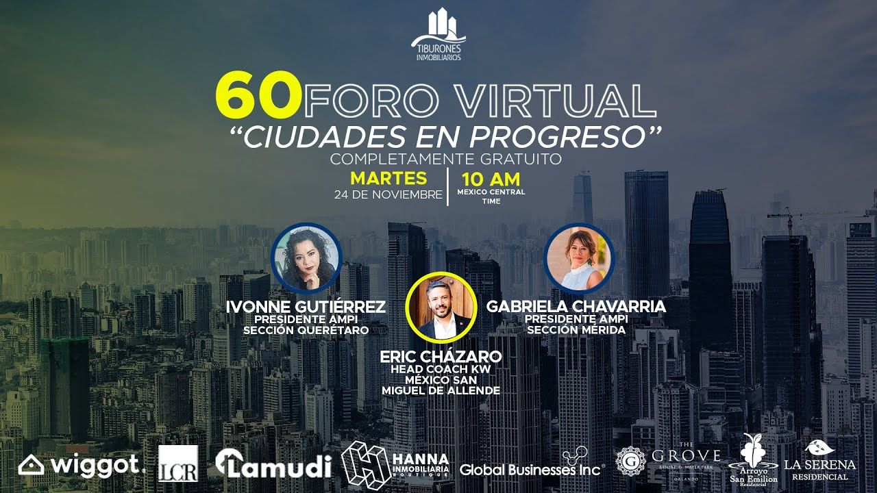 FORO 60: “CIUDADES EN PROGRESO”