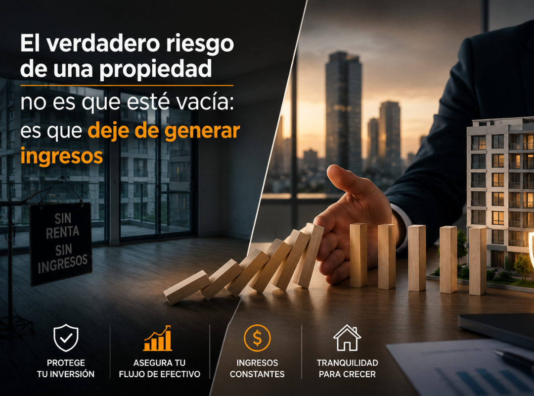 El verdadero riesgo de una propiedad no es que esté vacía: es que deje de generar ingresos