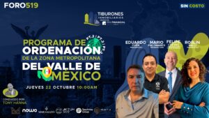 FORO 518 – PROGRAMA DE ORDENACIÓN DE LA ZONA METROPOLITANA DEL VALLE DE MÉXICO (POZMVM)
