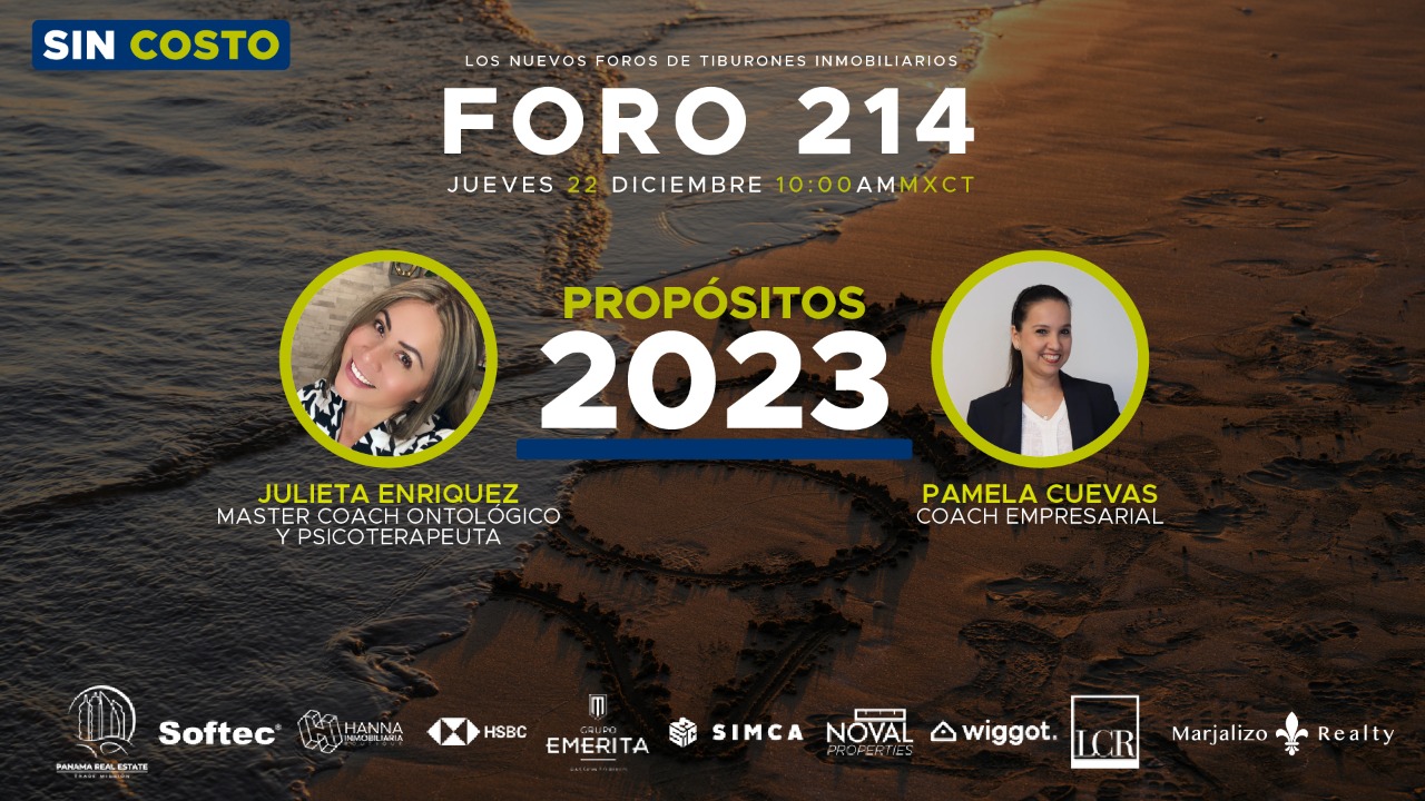 FORO 214: “PROPÓSITOS 2023”