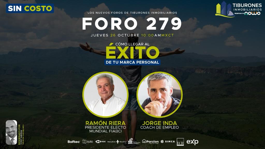 FORO 279 – “Cómo llegar al éxito de tu marca personal.”