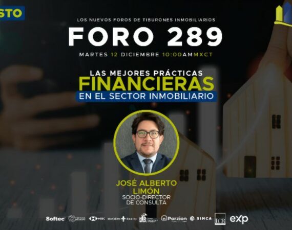 FORO 289 – Las mejores prácticas financieras en el sector inmobiliario