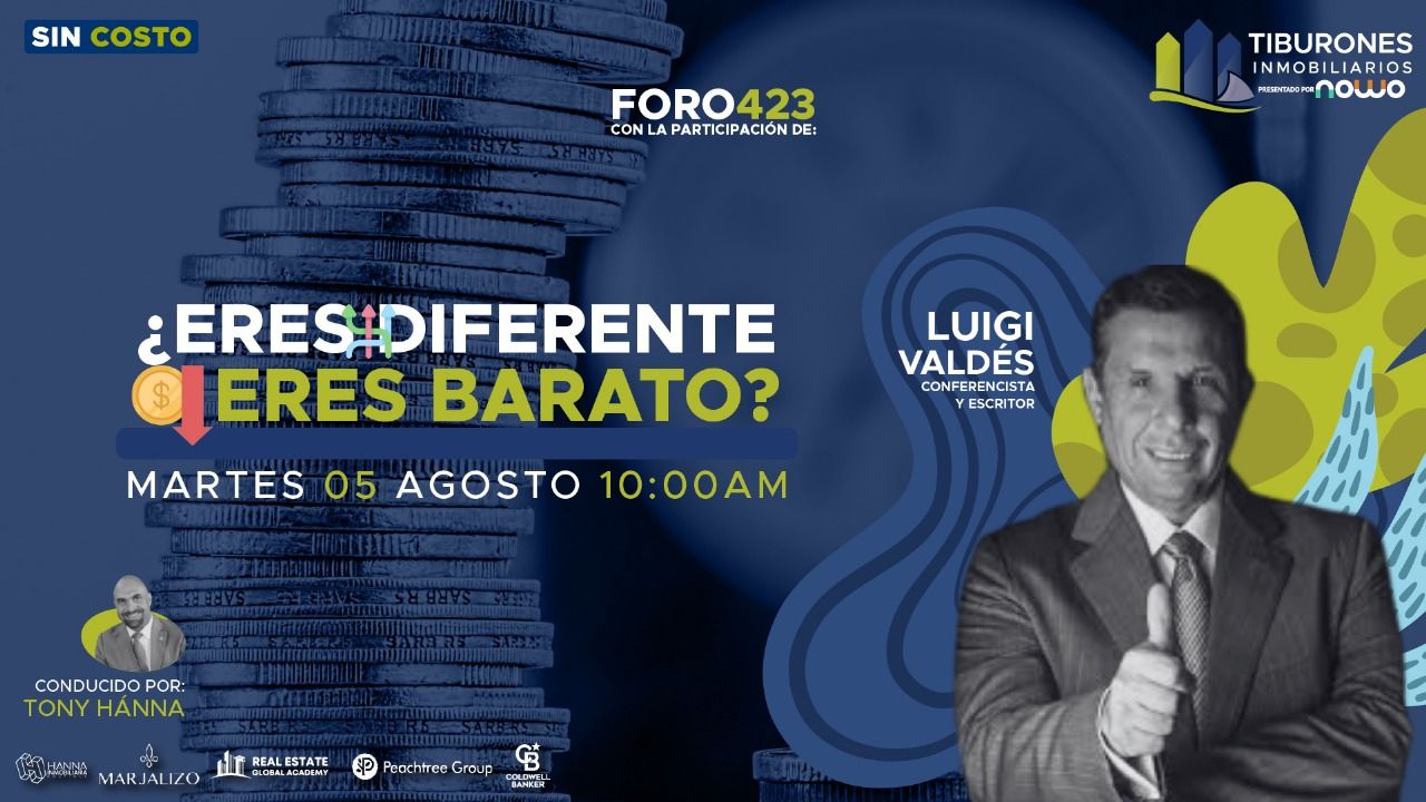 FORO 423 – “ERES DIFERENTE O ERES BARATO”