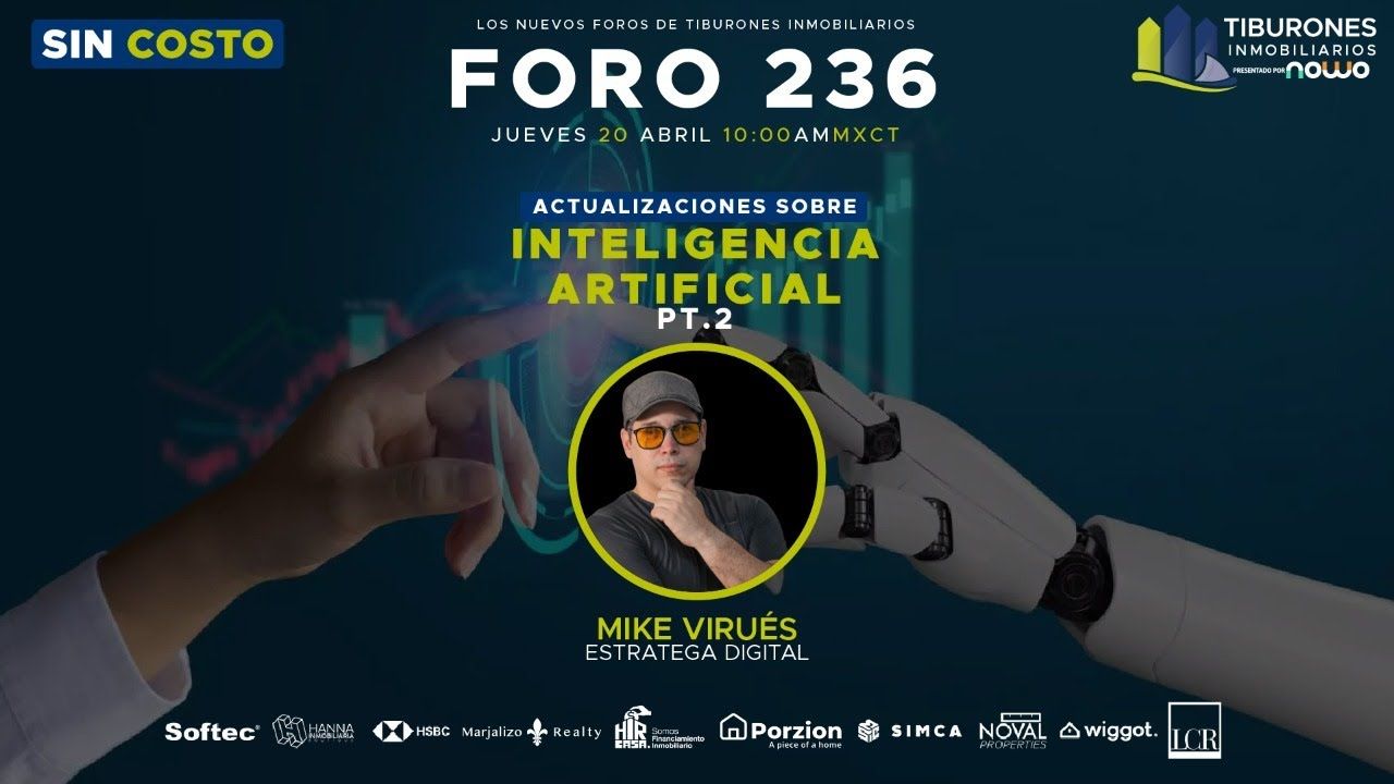 FORO 236 – “Actualizaciones Sobre Inteligencia Artificial PT.2”
