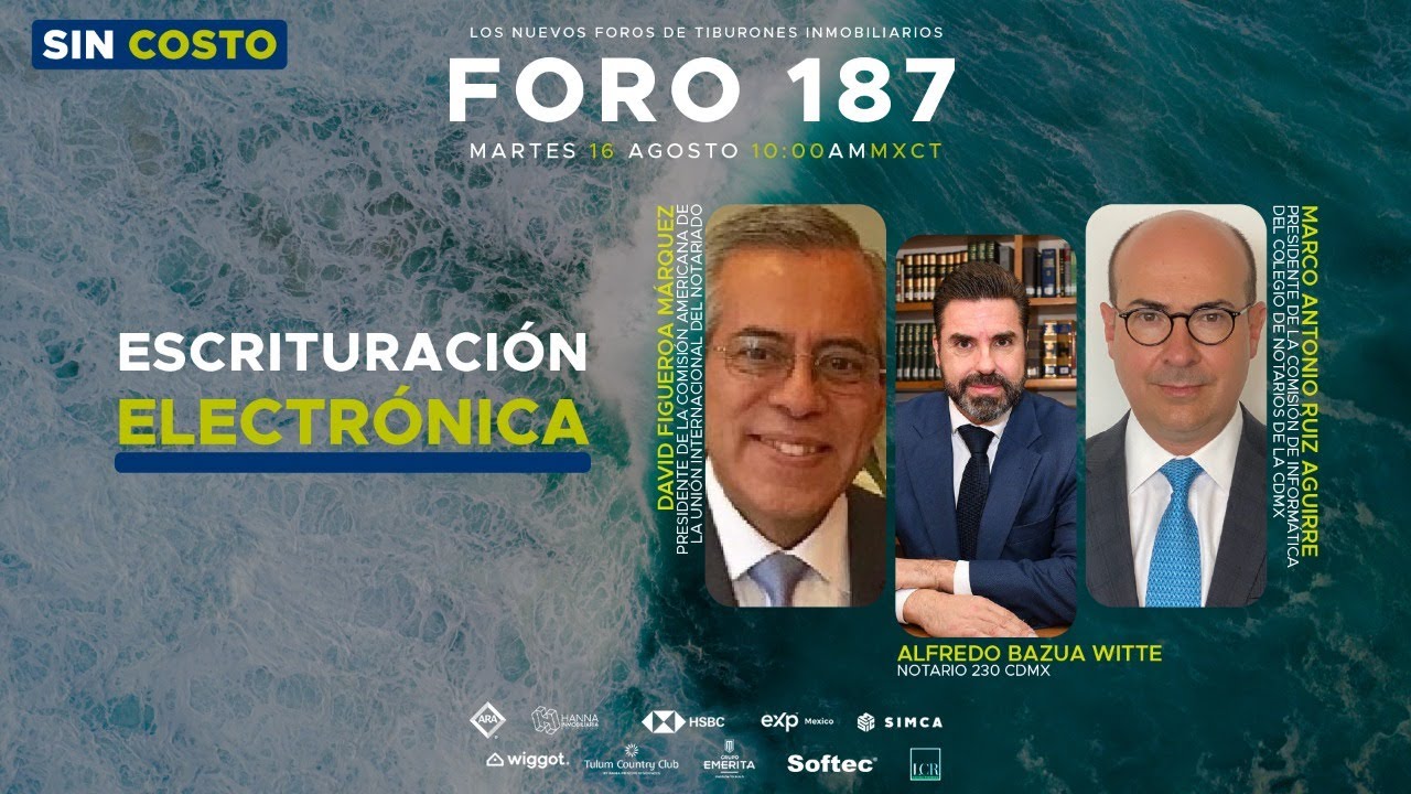 FORO 187 – Escrituración electrónica