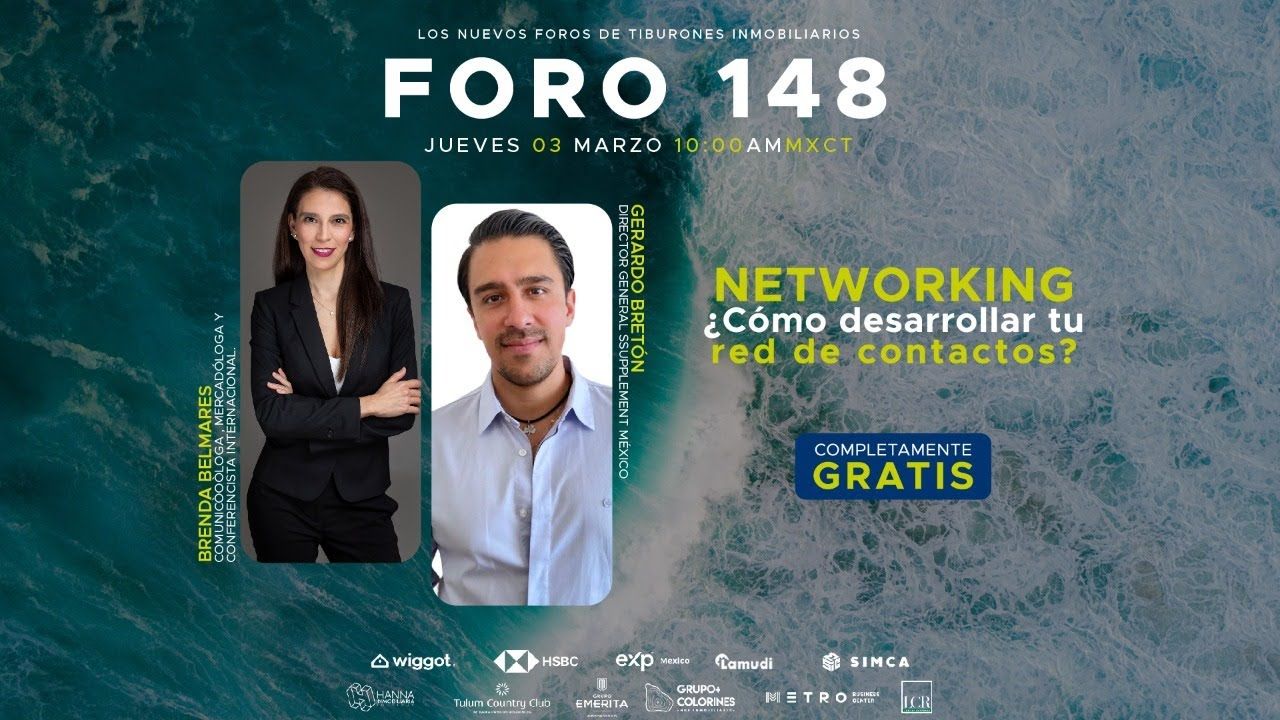 FORO 148 – “NETWORKING, DESAROLLA TU RED DE CONTACTOS”