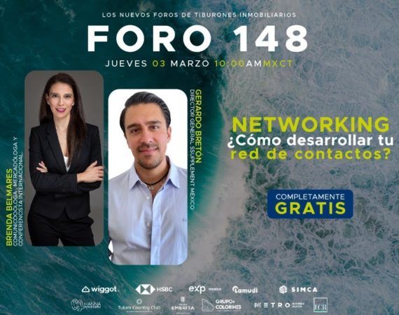 FORO 148 – «NETWORKING, DESAROLLA TU RED DE CONTACTOS»